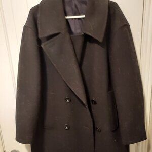 Uniqlo double breasted peacoat similar to CBK style
